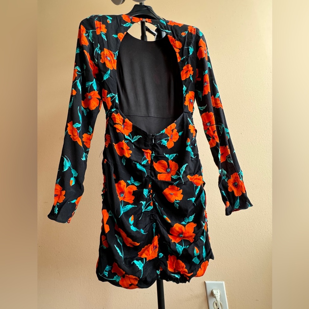 ZARA floral mini dress